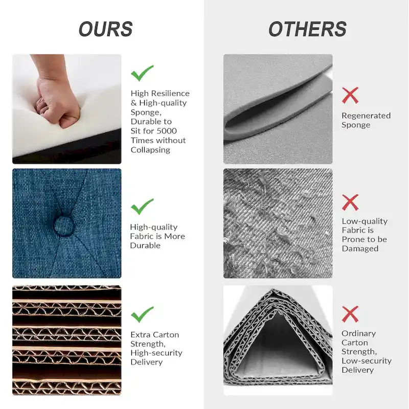 Geltrude Traditional Upholstered Accent Chair with Button Tufted Back Set of 2 by HULALA HOME