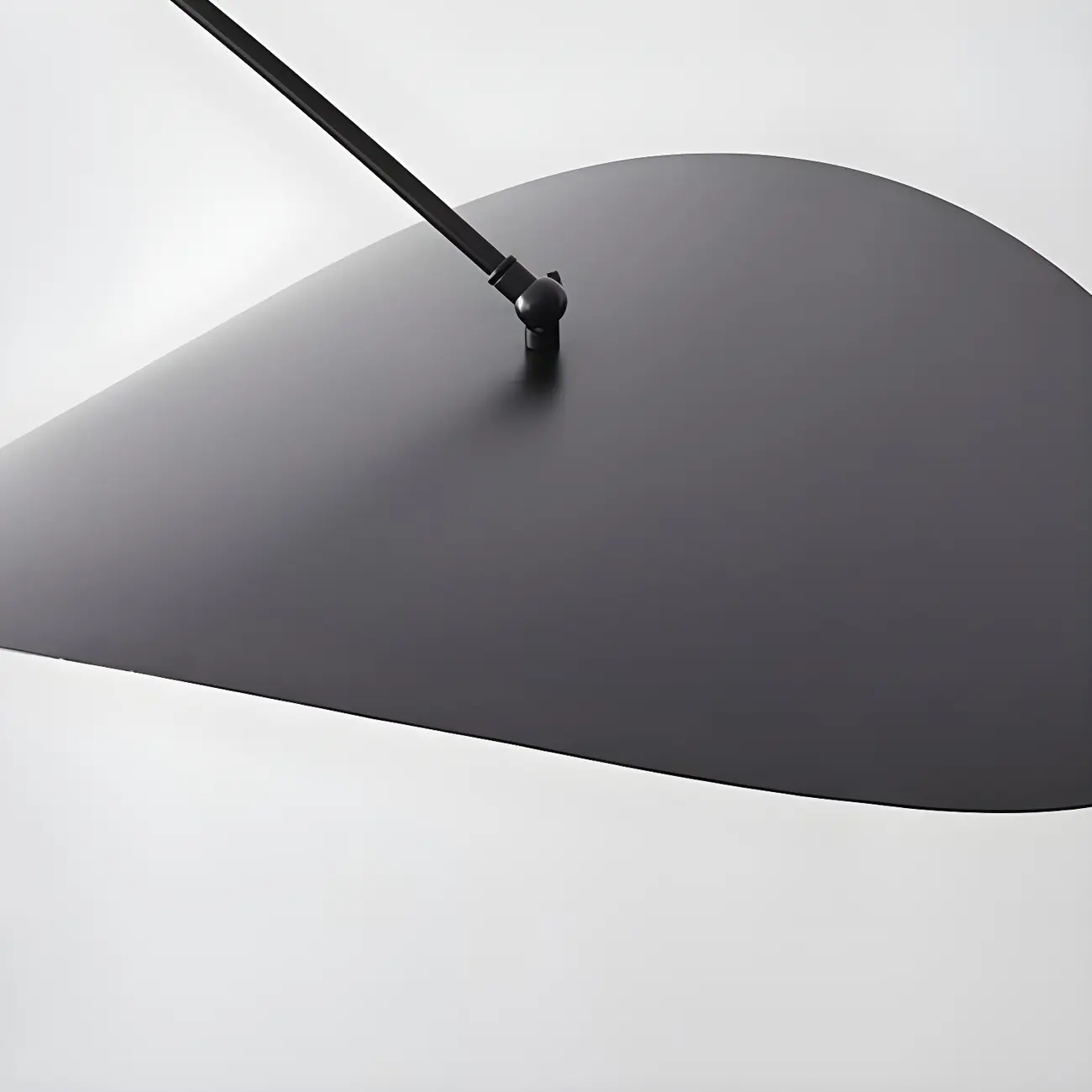 Elegant Black Metal Ambient Lighting Swing Arm Wall Light