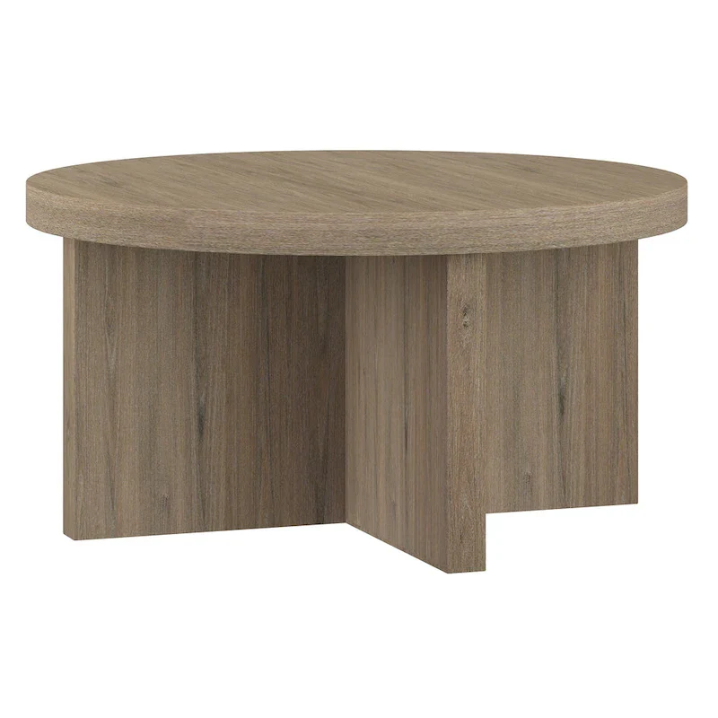 Elna 33  Wide Round Coffee Table - 33  Wide