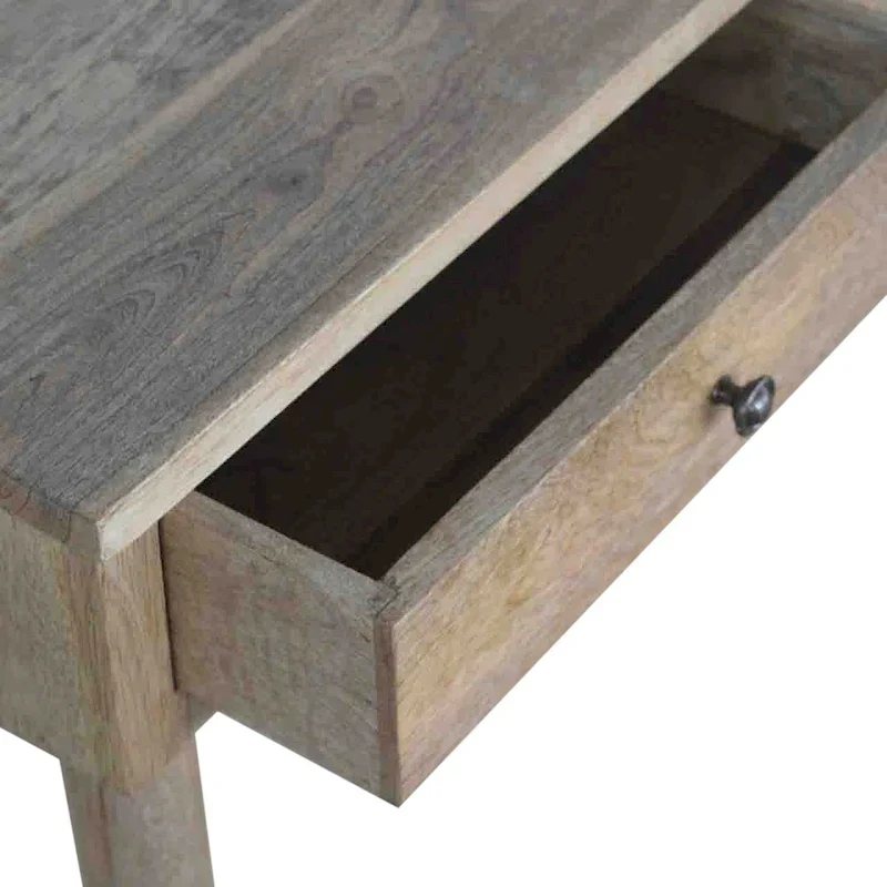 Oak 2-Drawer Hallway Console Table
