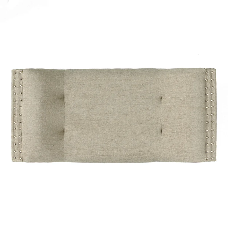 Christopher Knight Home Rosalynn Tufted Fabric Ottoman Bench  Stylish and Multi-Functional