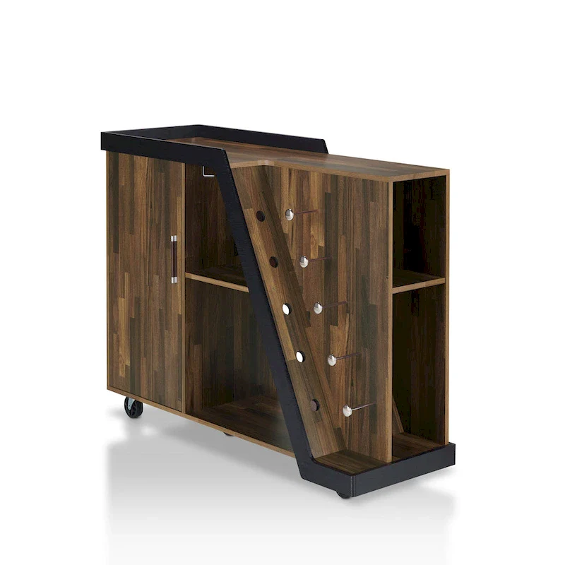 Furniture of America Tern Modern 6-shelf Mobile Wine Cabinet