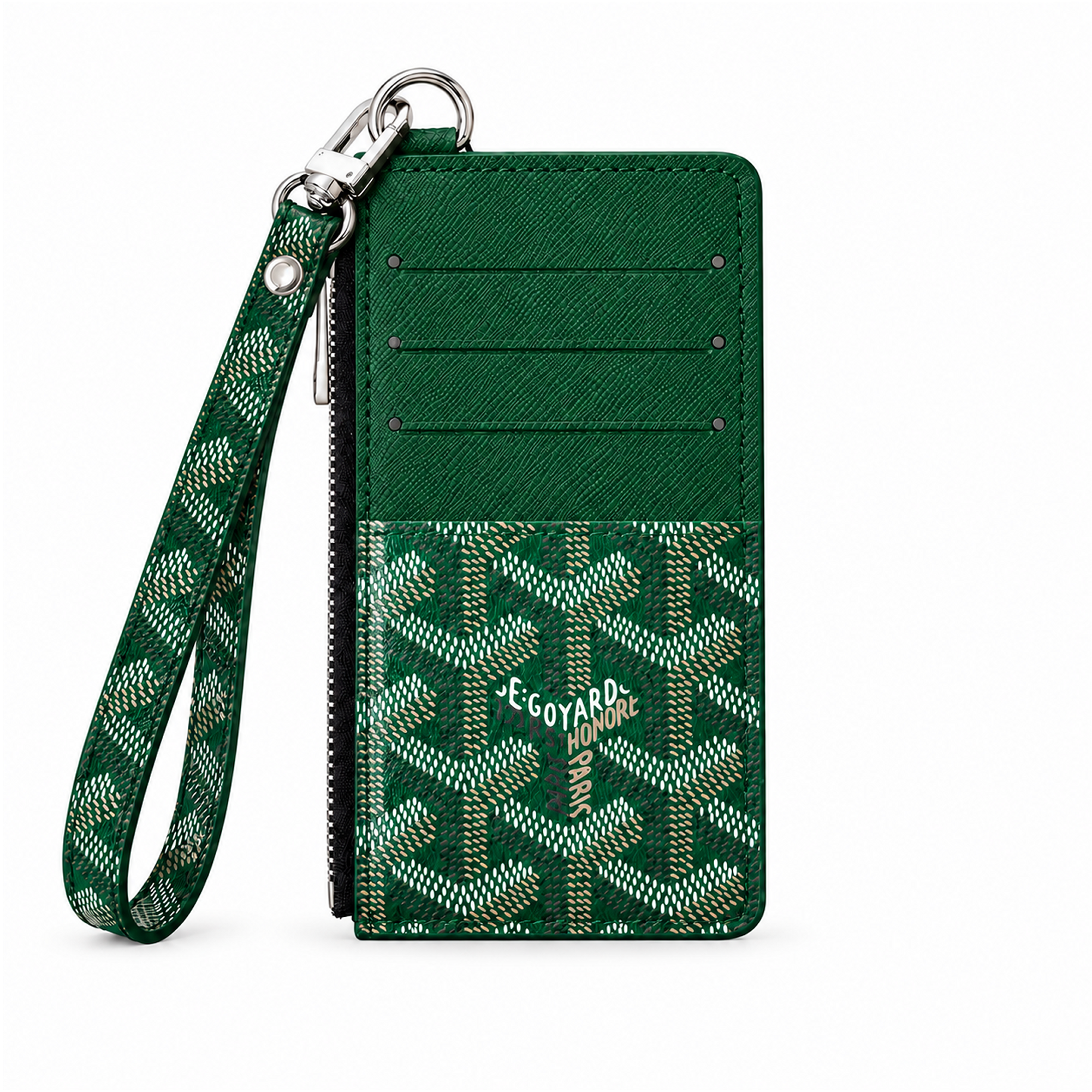 GO Chevron Zipline 08 Wrist Strap Card Holder - Vania Cases
