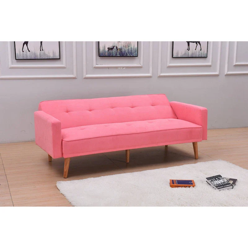 Modern Adjustable 3-position Sleeper Sofa Futon