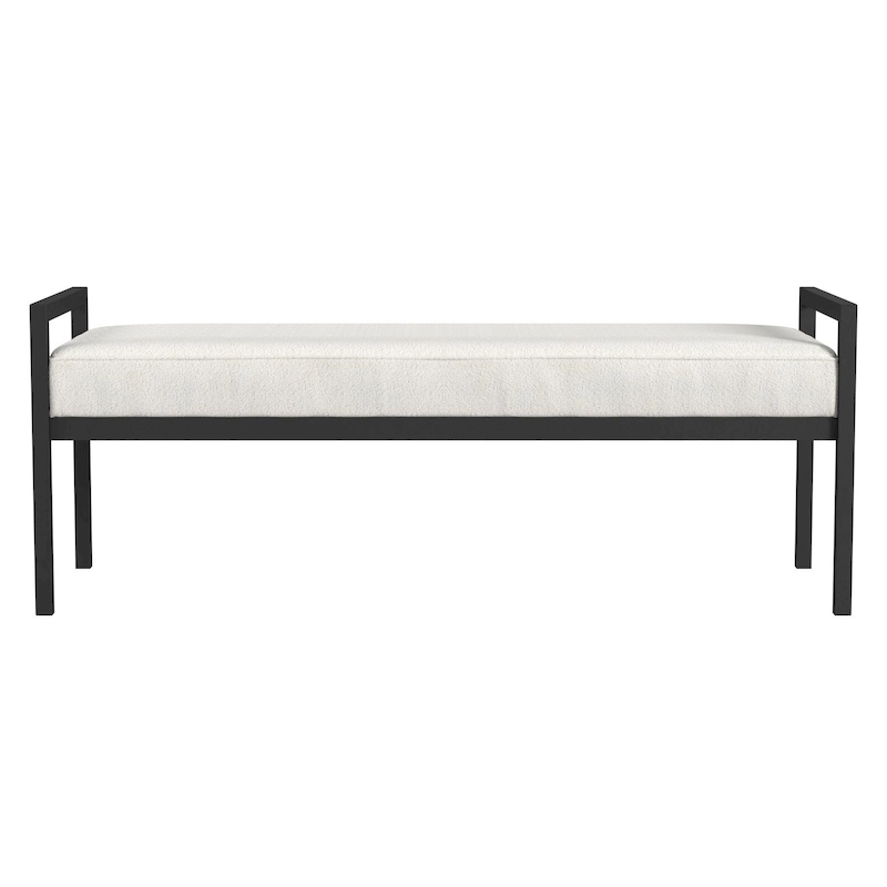 HomePop Modern Metal Bench