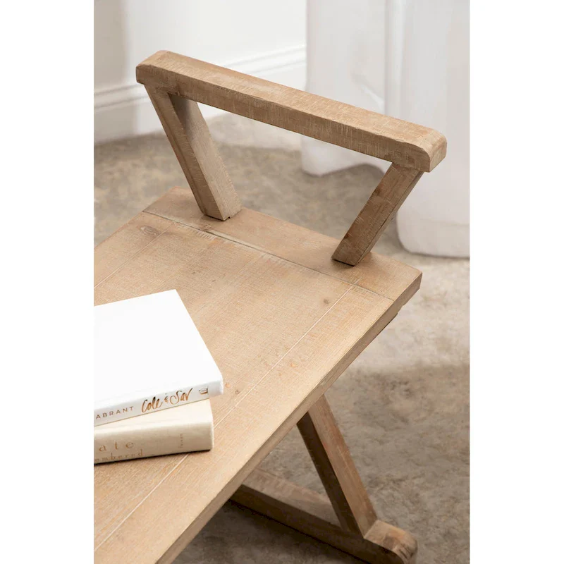 Kate and Laurel Travere Wood Bench