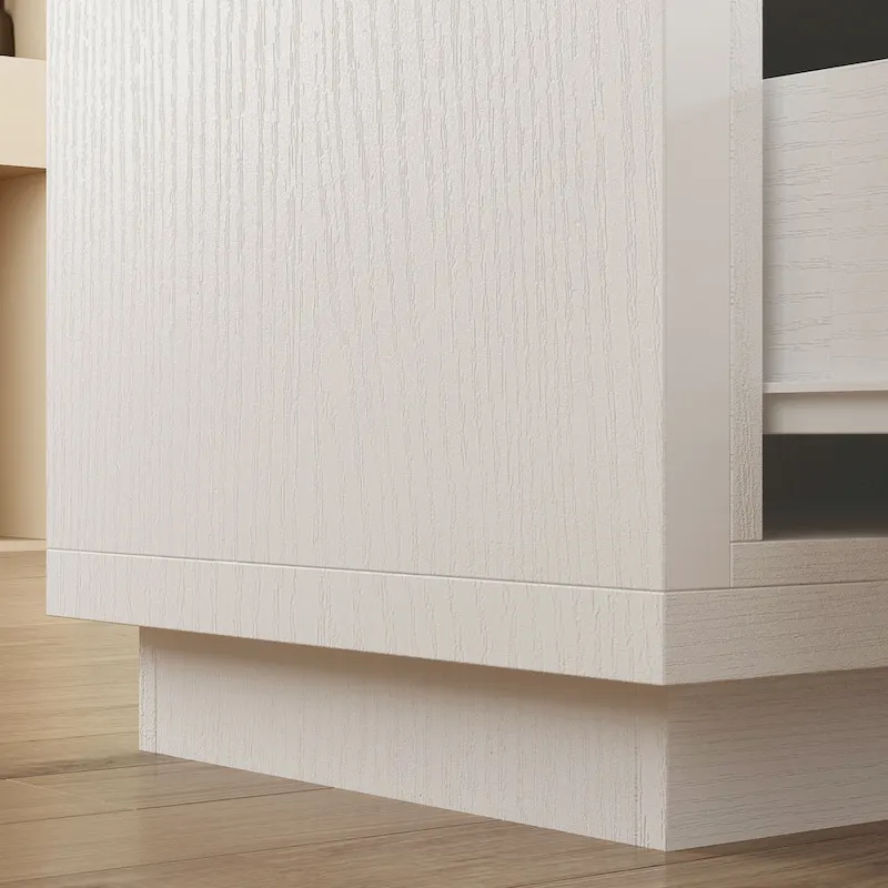 Entertainment Center Table Retracted Extendable TV Stand in Stretch