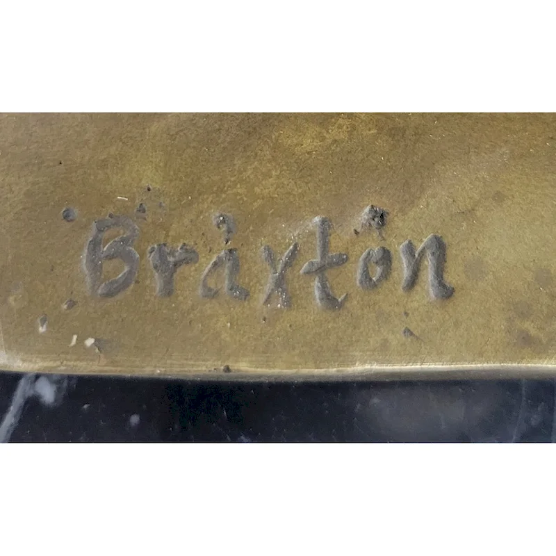 Mid Century Abstract Modern Family Genuine Solid Bronze By Braxton Sculpture