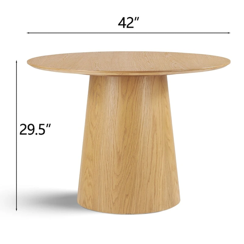 42 Round Pedestal Dining Table