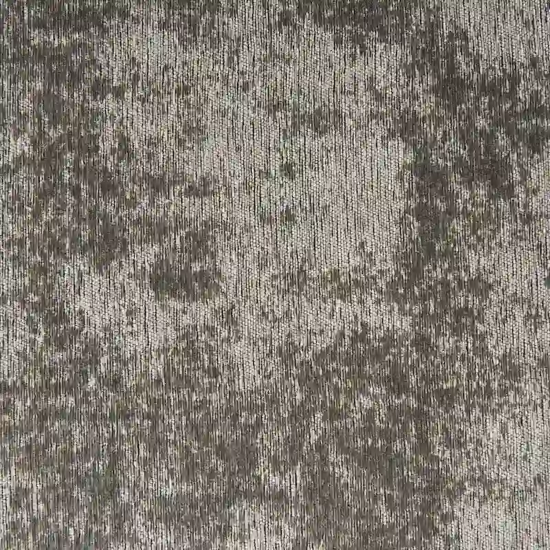 Ayla Gray Fabric Seat w/ Dark Nickel Metal Frame Bench