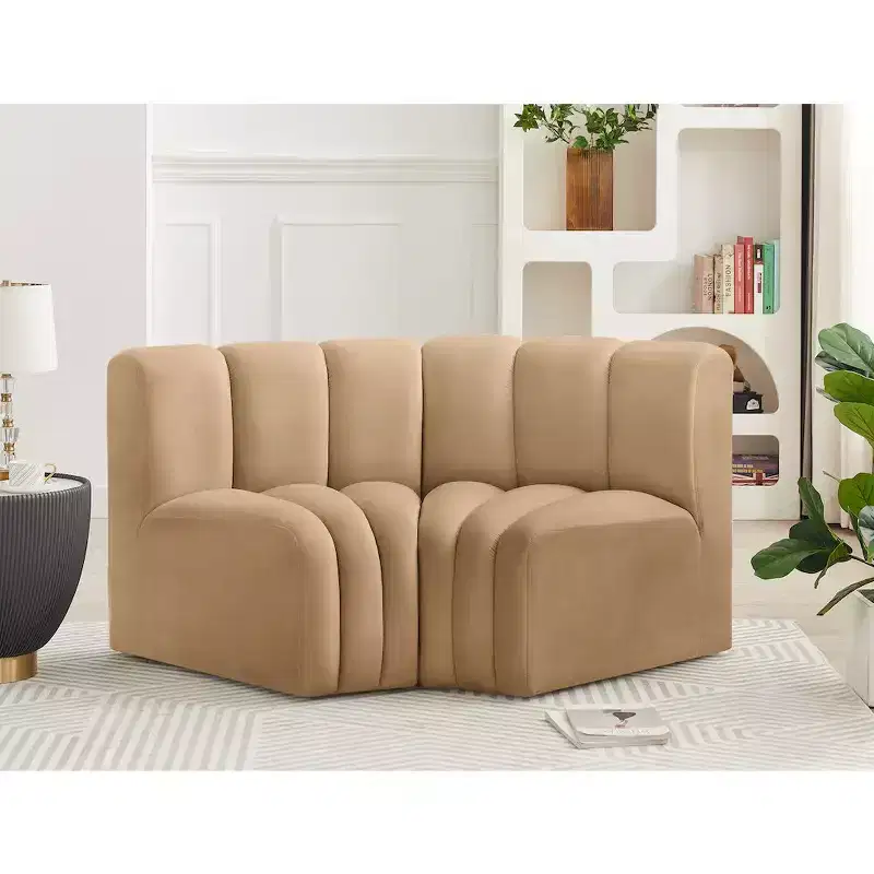 Meridian Furniture,Arc Velvet Modular Sofa
