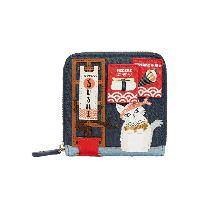Vendula Sushi - Blue Edition Square Wallet