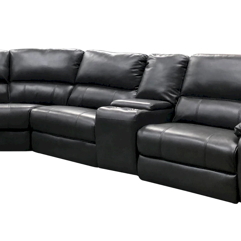 Brady 7 Piece Grey Power Reclining Living Room Sectional