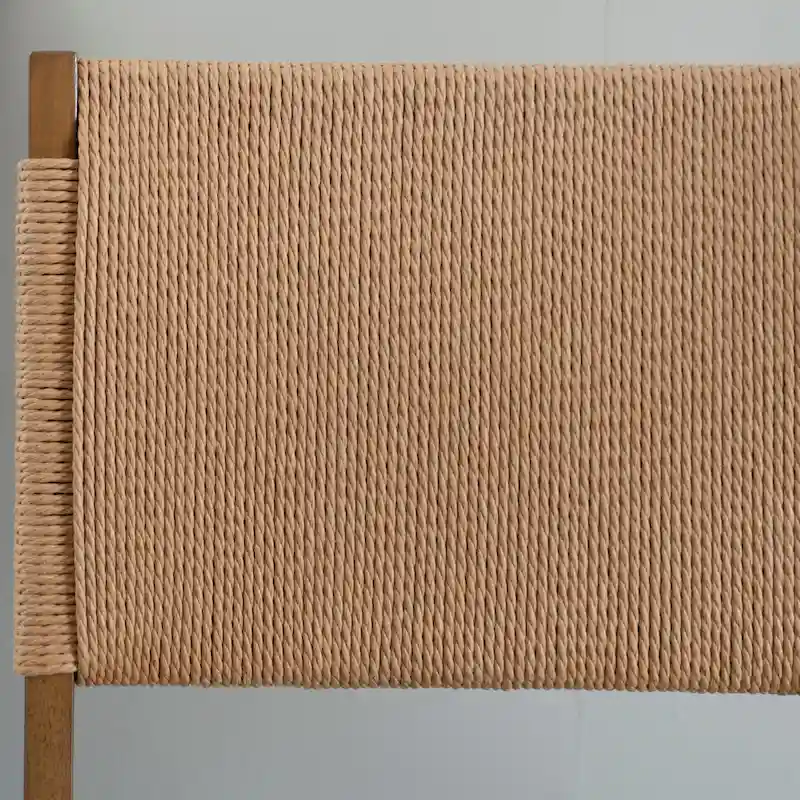 Wood Rope Folding Dining Chair (Set of 2)