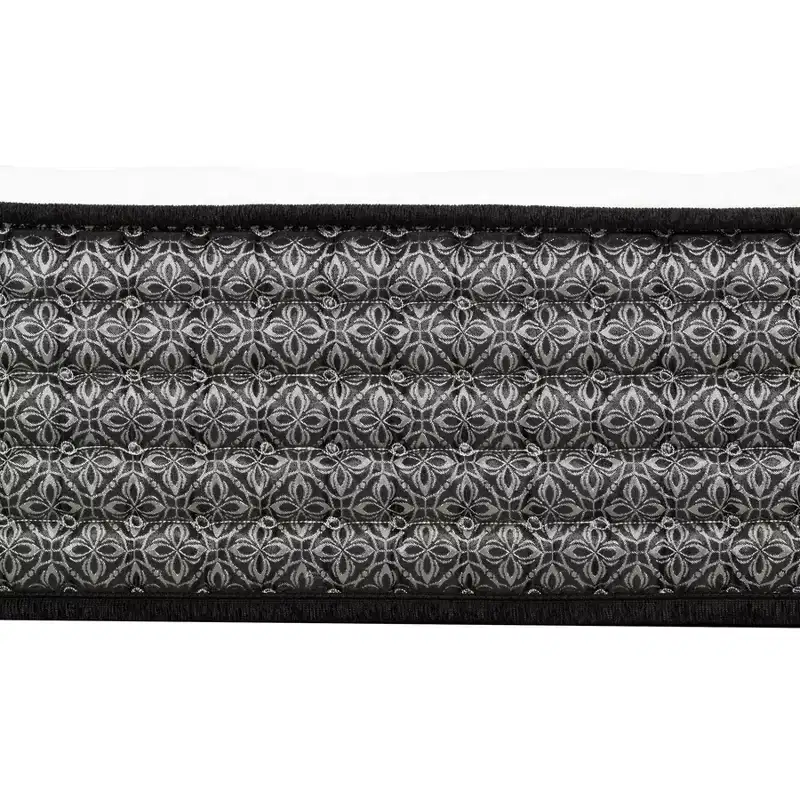 HomeStock Majestic 12 in. Pocket Coil Hybrid Mattress, Gray