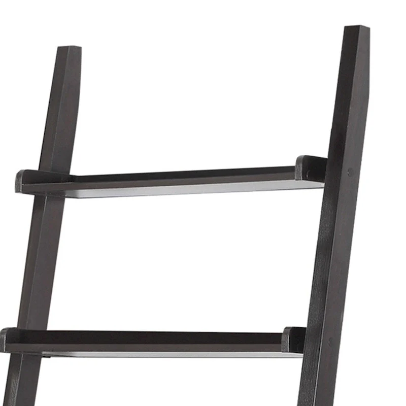 Freakish Ladder Desk With One Drawer, Cappuccino