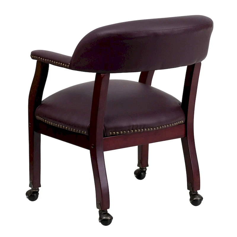 Conference Chair with Accent Nail Trim and Casters