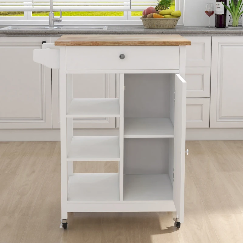 MM Kitchen island rolling trolley cart