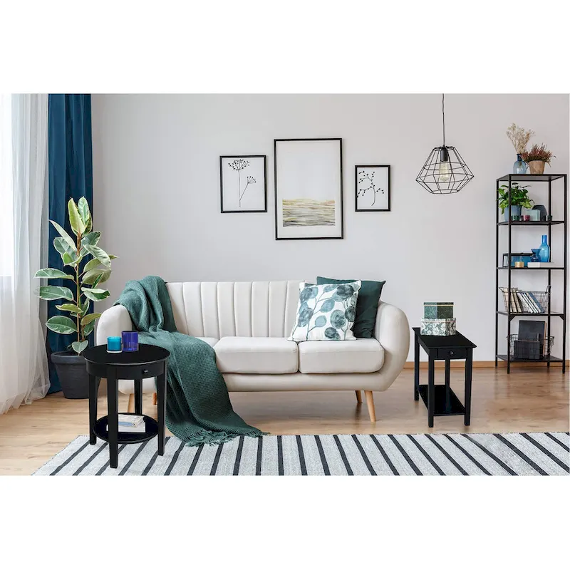 Solid Parawood Philips Accent Table