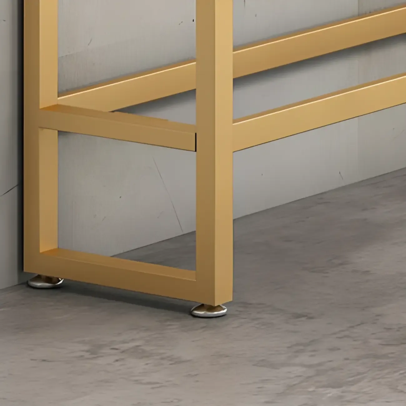 Elegant Faux Marble Bar Table Set with Upholstered Chairs