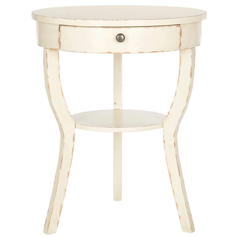 SAFAVIEH Mercedes End Table - 22 x 22 x 30.3 - 22Wx22Dx30H