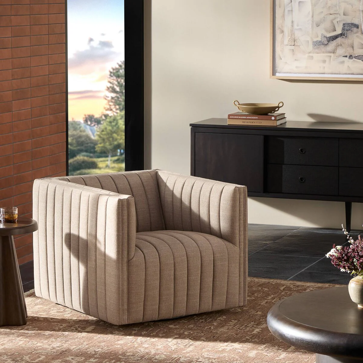 AUGUSTINE SWIVEL CHAIR