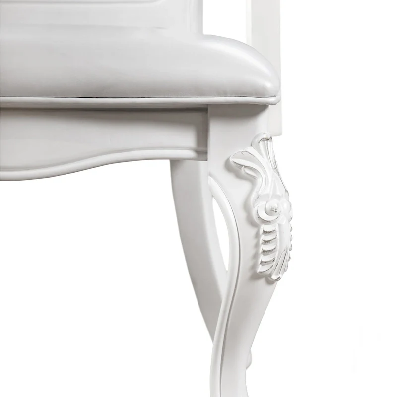 Furniture of America Eugene Traditional Solid Wood 9-Piece Expandable Dining Table Set