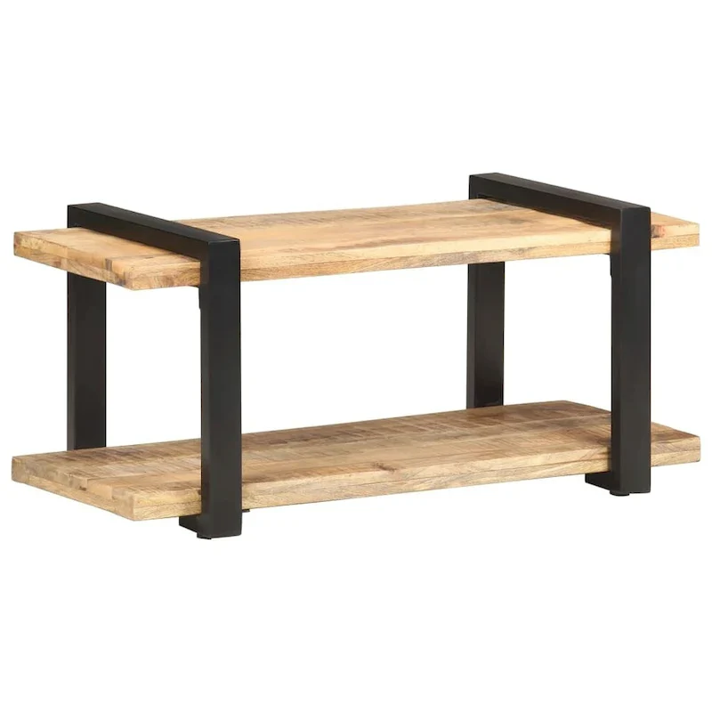 TV Stand 35.4x15.7x15.7 Rough Mango Wood