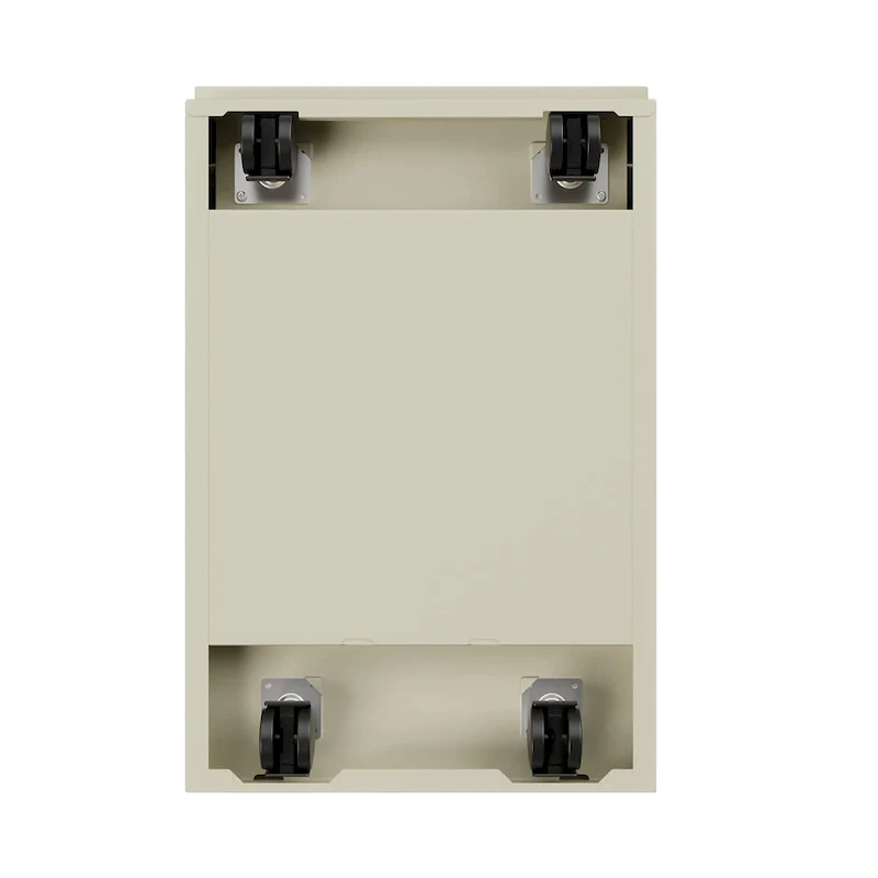 Hirsh 20-inch-deep Steel Mobile Two-drawer File Pedestal with Lock