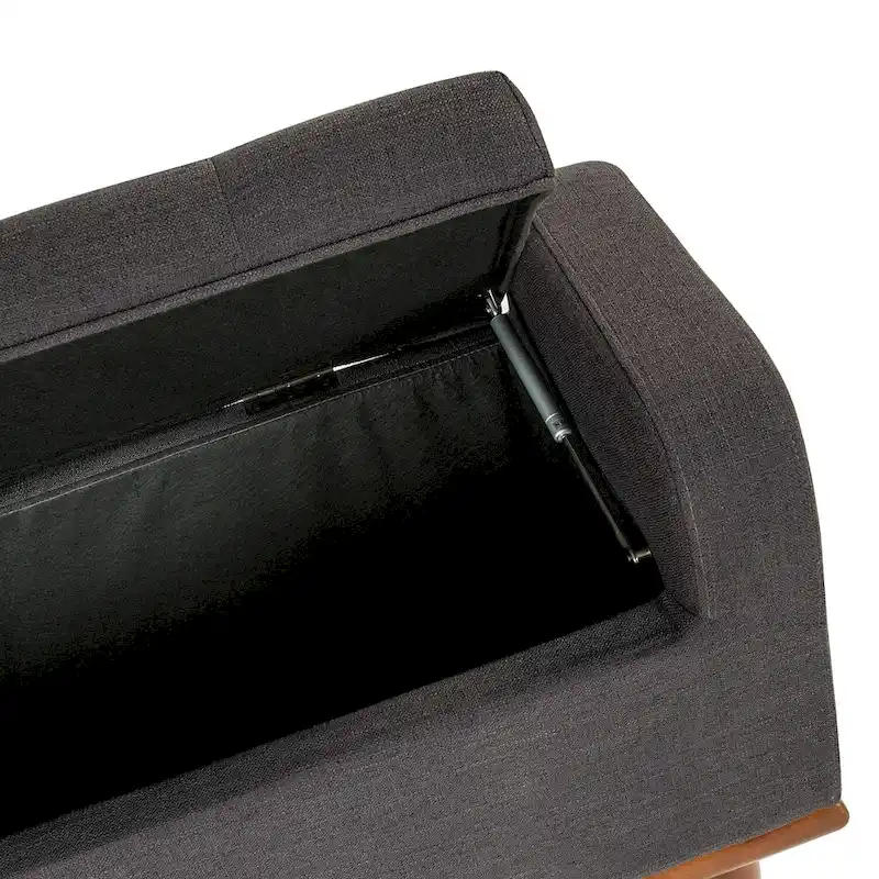 Bastian Upholstered Bench with Solid Wood Legs