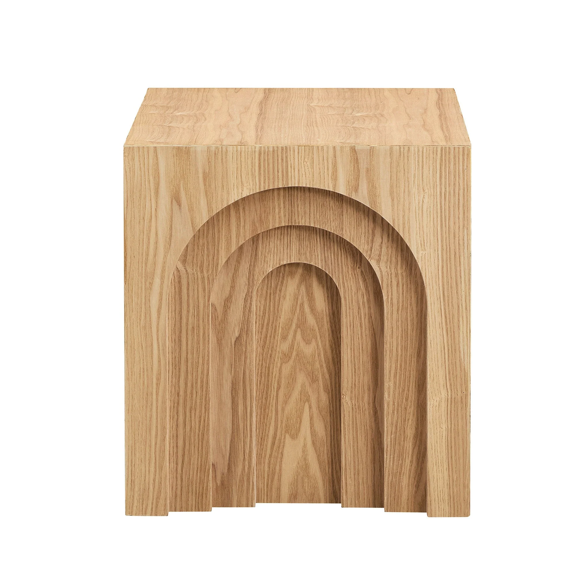 Walker Edison | Curve Design Square Side Table