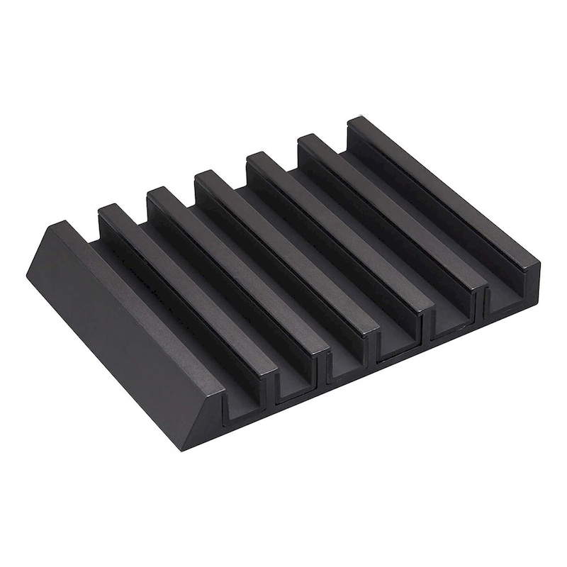 Yamazaki Home Phone and Tablet Stand - Aluminum, Aluminum - L 5.12 x W 3.94 x H 0.71 inches