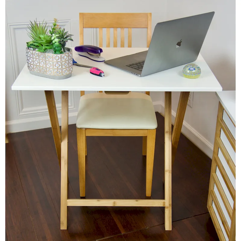 Bamboo Frame Folding Desk