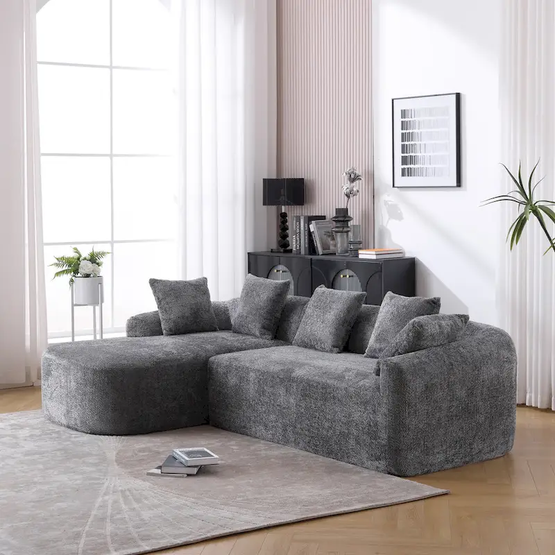 L-Shaped Sectional Sofa (3-Seater)