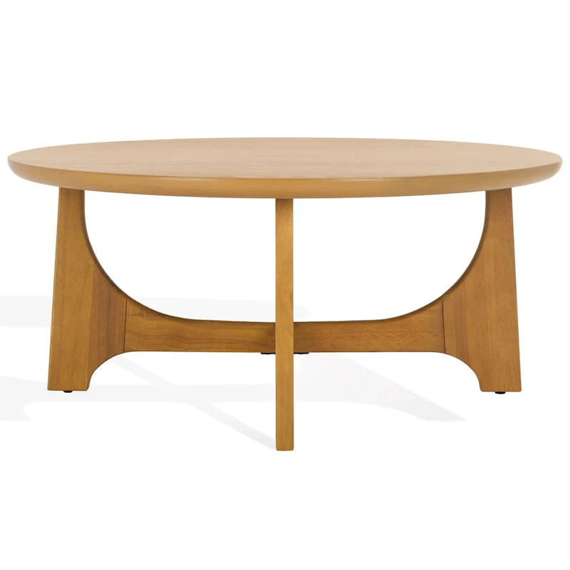 Natural Wood Coffee Table 40x40x18 Inch