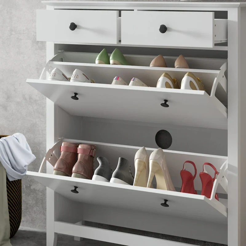 Shoe Cabinet Freestanding Storage Cabinet Shoe Rack Storage Organizer