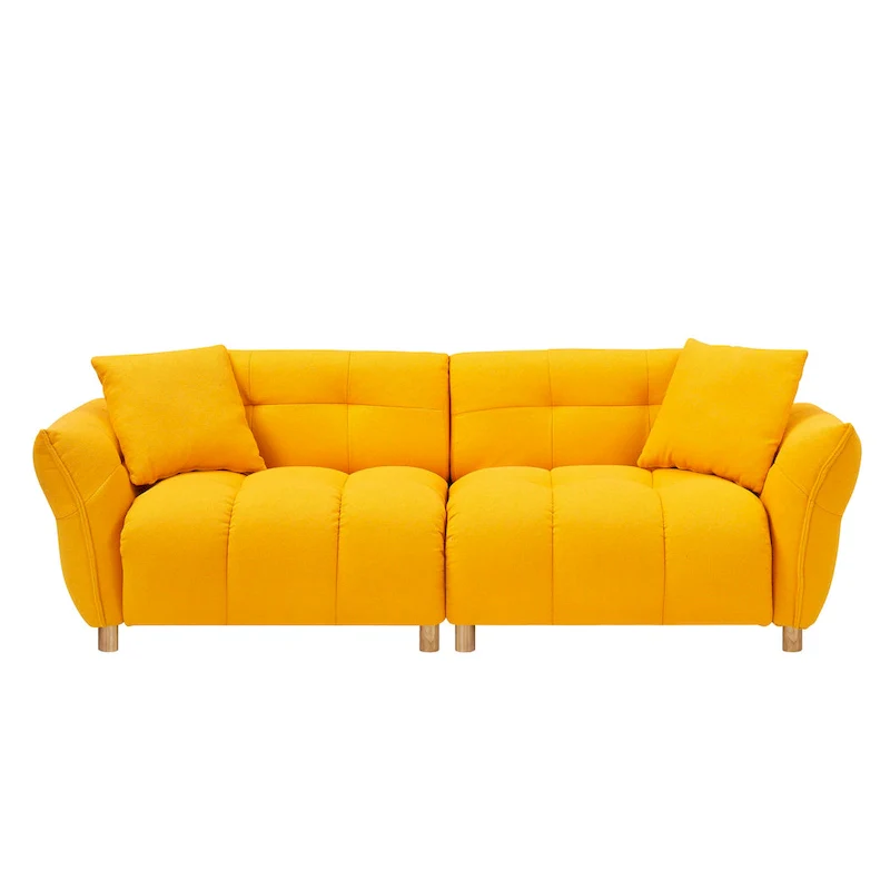 Upholstered 3-seater Sofa with Matching Pillows