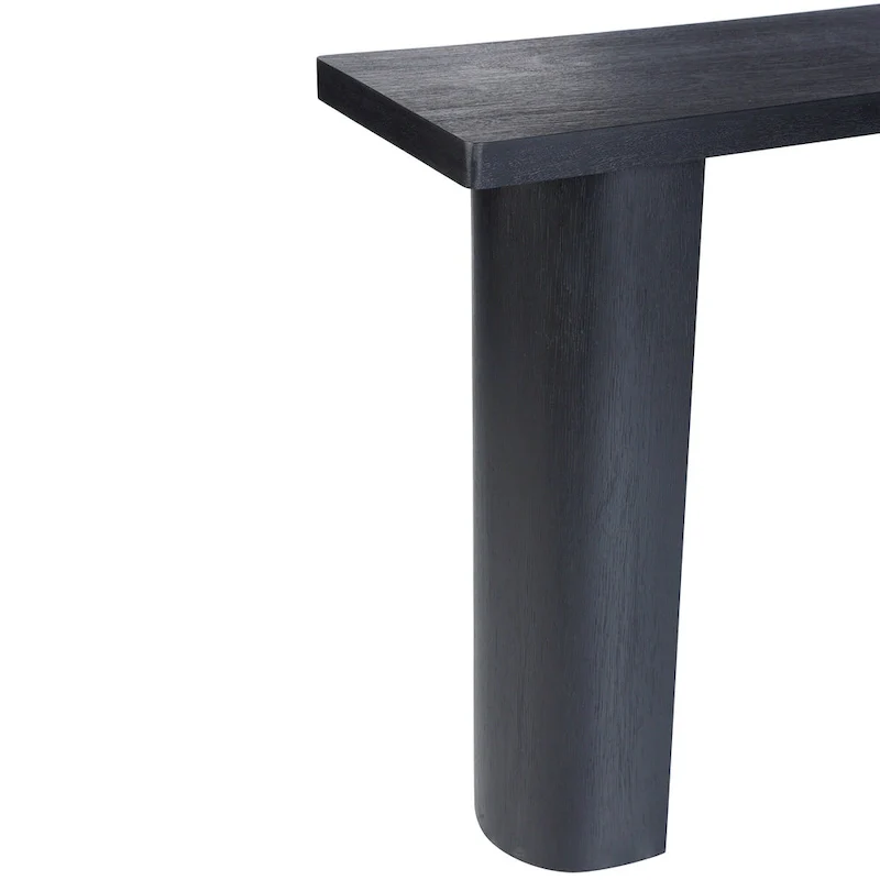 Half Moon Mango Wood Console Table by East at Main