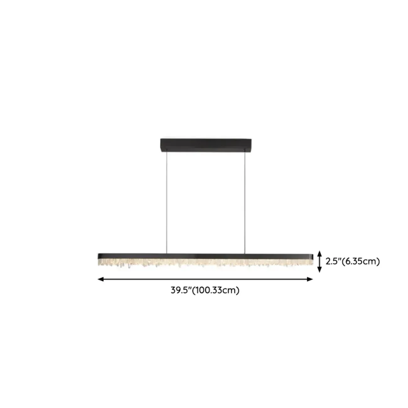 Modern Crystal Kitchen Island Pendant Light Dimmable LED