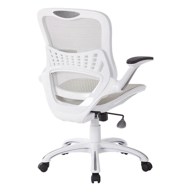 Riley Office Chair with White Mesh Seat and Back