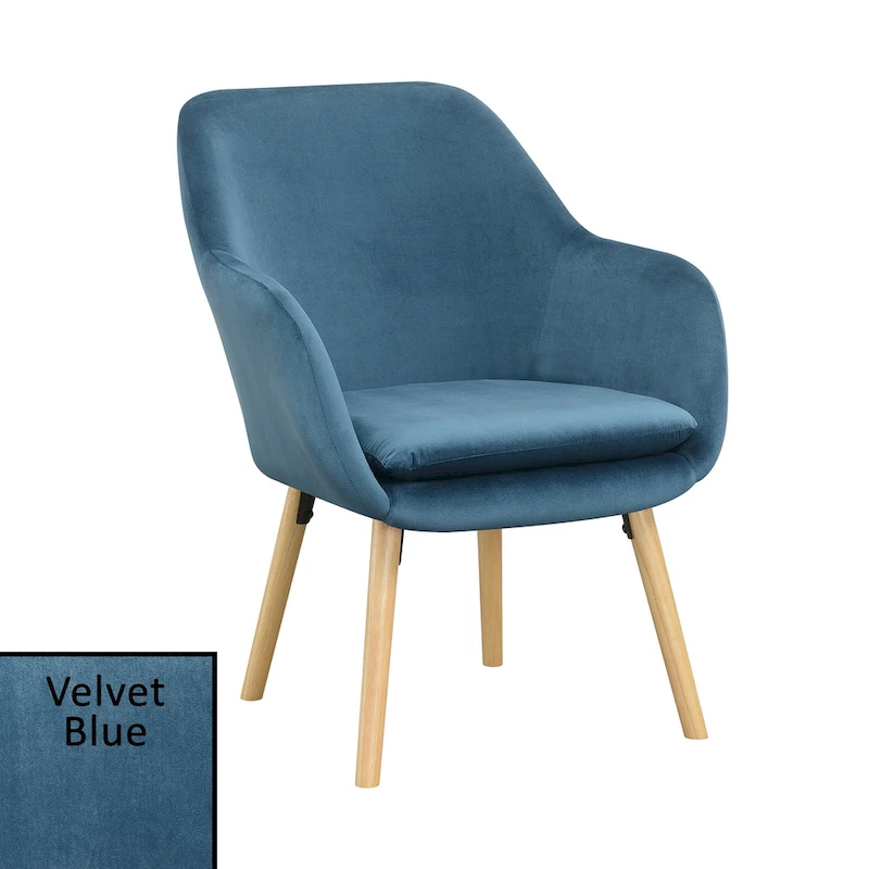 Convenience Concepts Take a Seat Charlotte Wingback Upholstered Accent Armchair