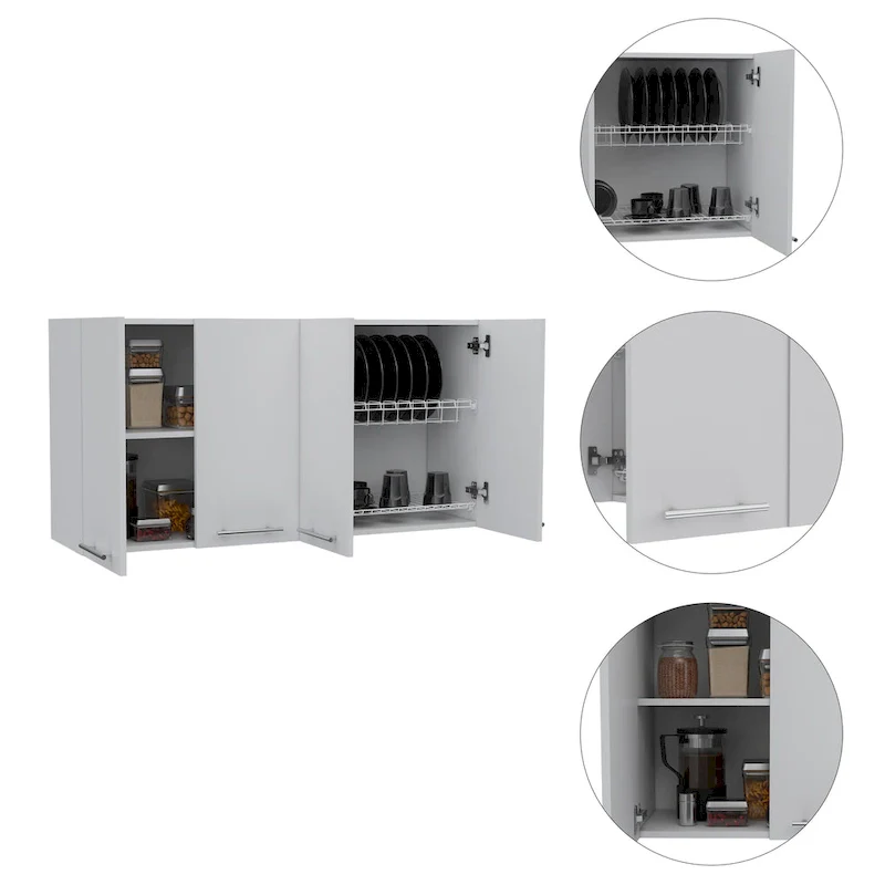 Sitka Wall Cabinet, Two Spacious Divisions