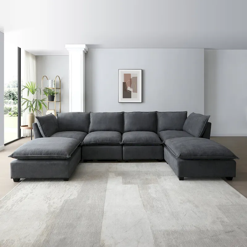 130 Inch Modular Sectional Sofa