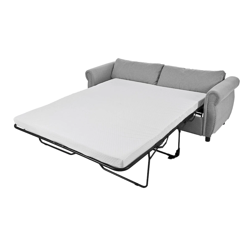 80.7 Pull-Out Sleeper Sofa Bed with Foam Mattress