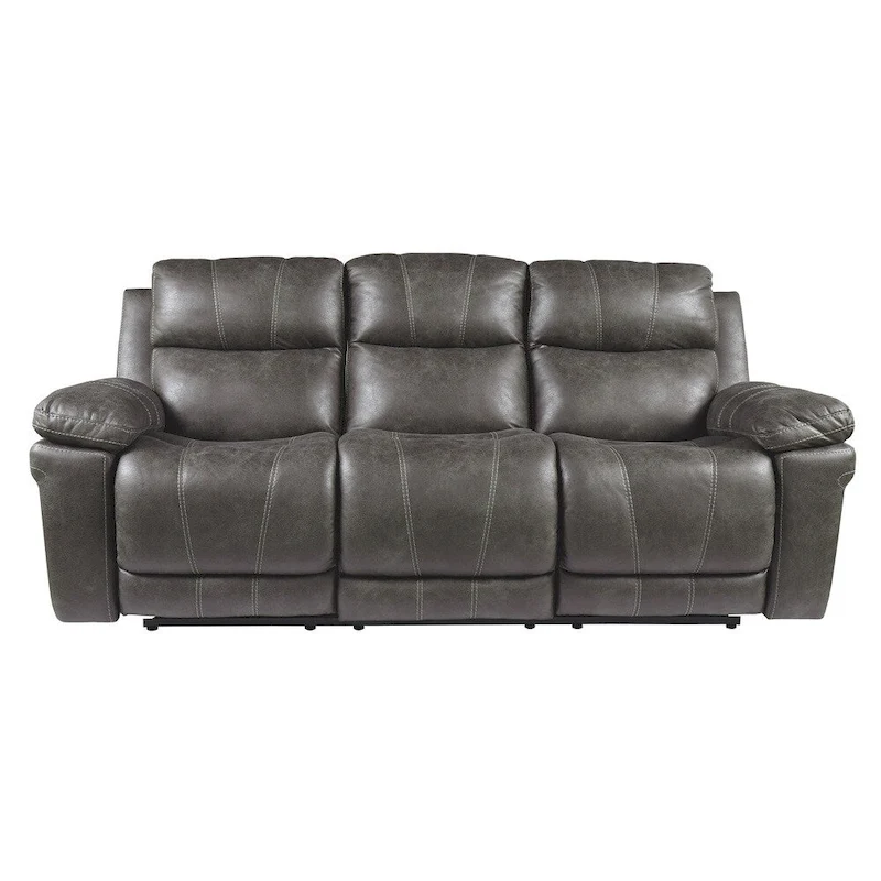 Erlangen Contemporary Power Reclining Sofa with Adjustable Headrest Midnight