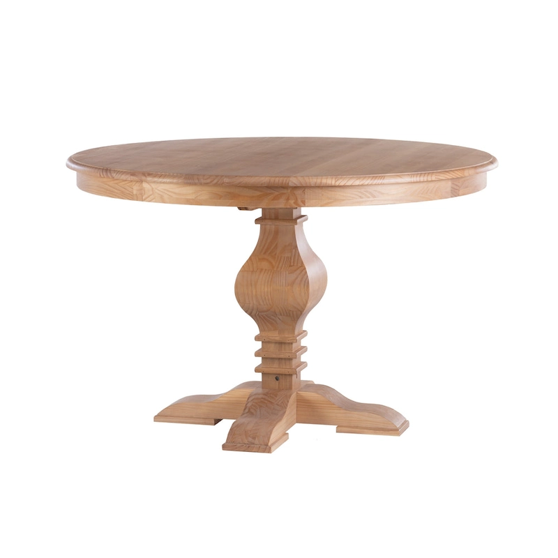Quinlan Rustic Solid Wood Round Dining Table