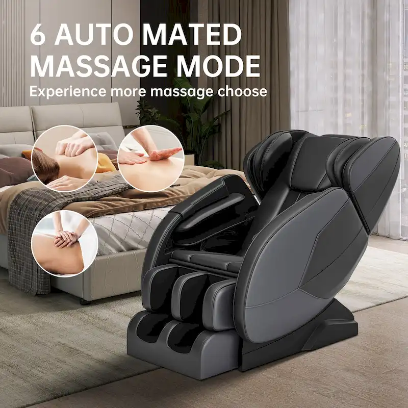 heated Full Body Massage Chair with zero gravity mode and Bluetooth music player