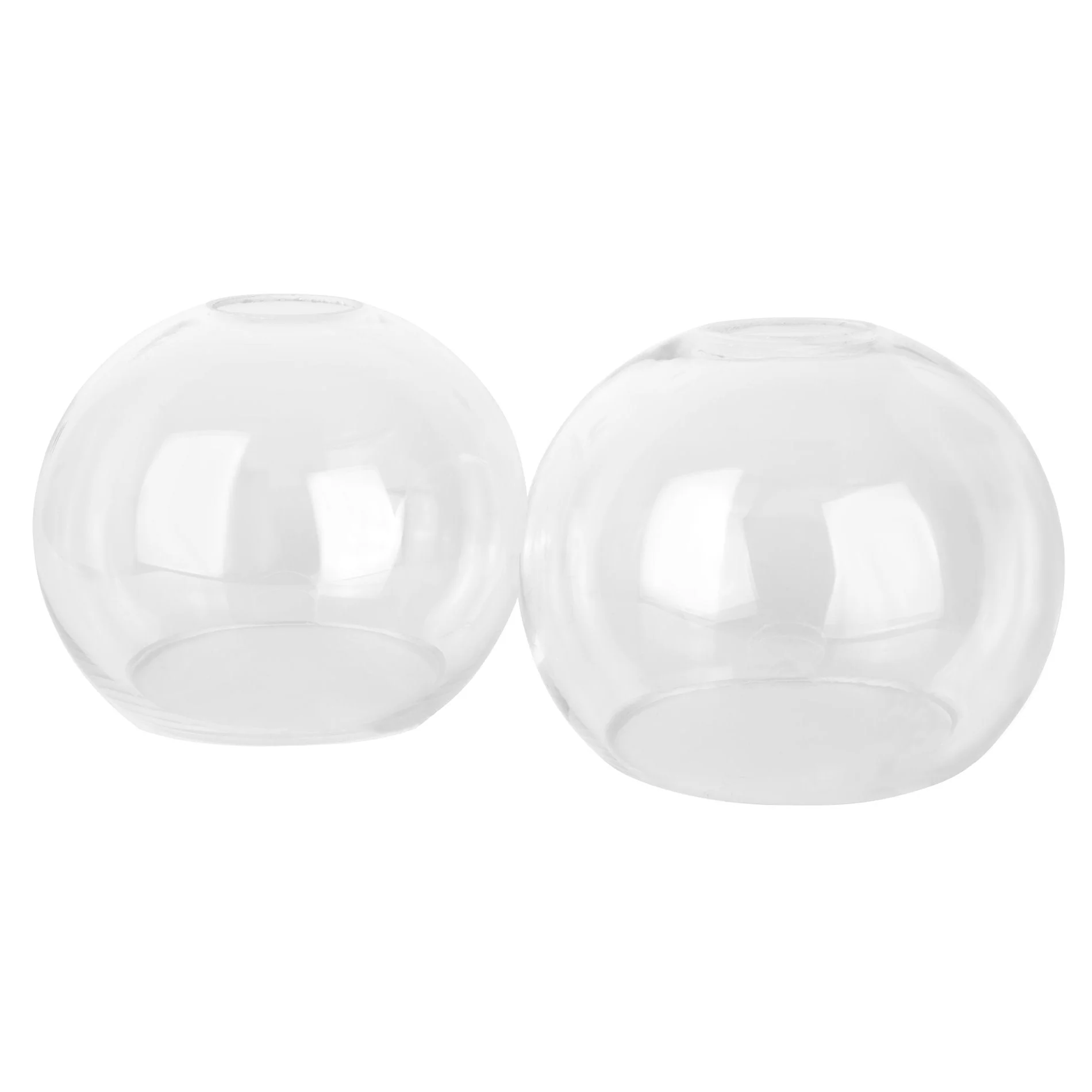 Odette 6 Clear Globe Glass Shades / Replacement Glass, 2-Pack
