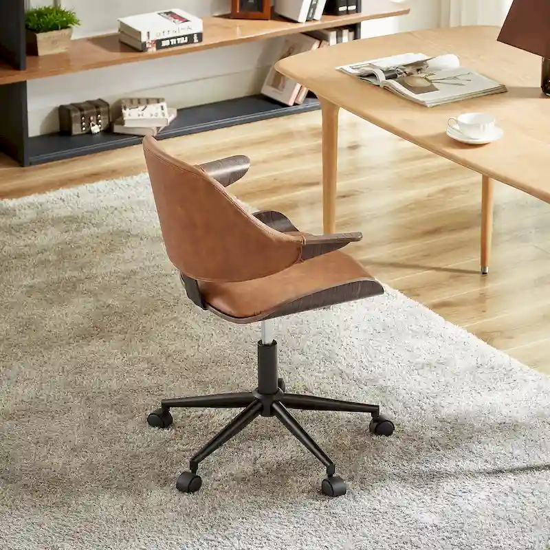 Adjustable and Rolling Desk Chair