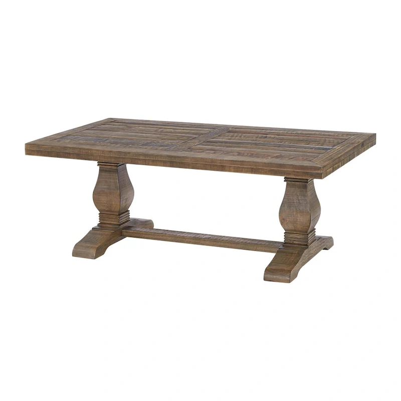 Napa 50 Solid Wood Pedestal Coffee Table